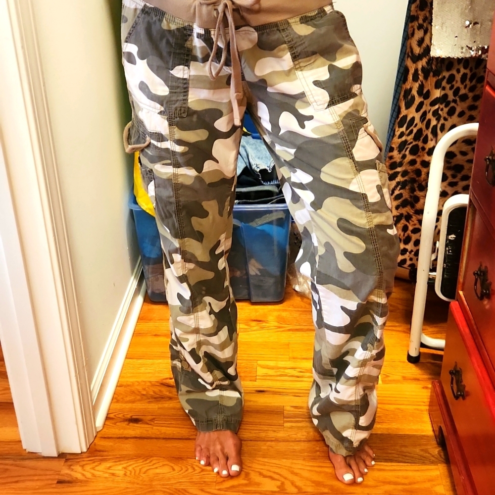 Camo cargo pants